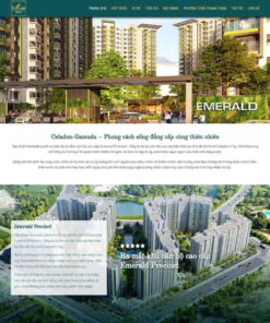 Mẫu website wordpress landing page bất động sản 02