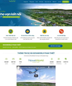 Mẫu website wordpress landing page bất động sản 06