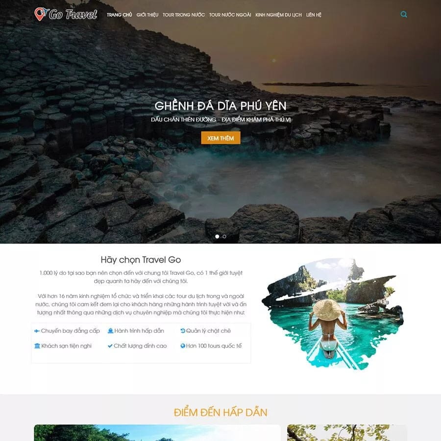 Mẫu website wordpress du lịch 04