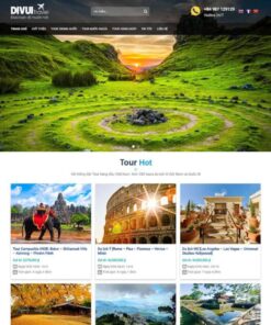 Mẫu website WordPress du lịch 05