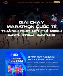 Mẫu website wordPress giải chạy bộ
