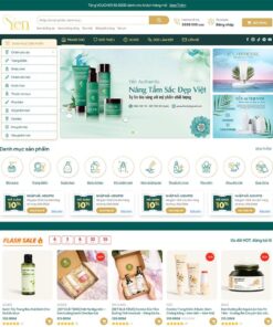 Mẫu website WordPress mỹ phẩm 22