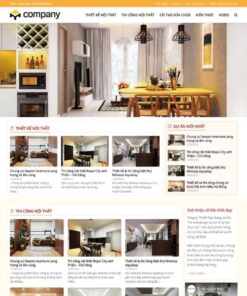 Mấu website WordPress công ty thiết kế, thi công nội thất 05
