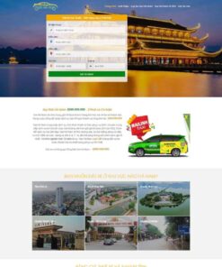 Mẫu website wordPress Landing page dịch vụ taxi