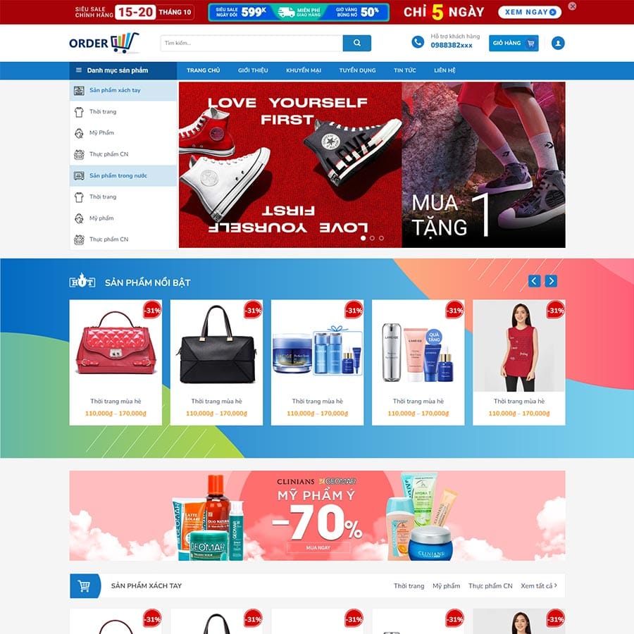 Mẫu website WordPress thời trang 11