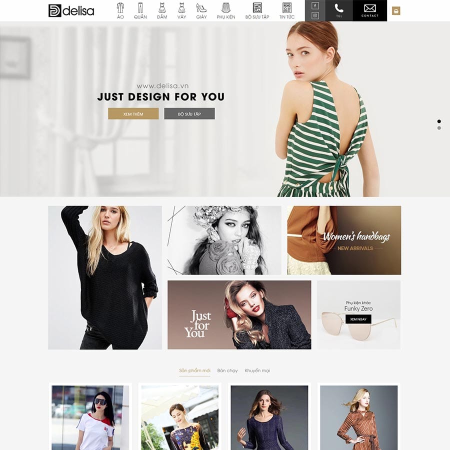 Mẫu website WordPress thời trang 16