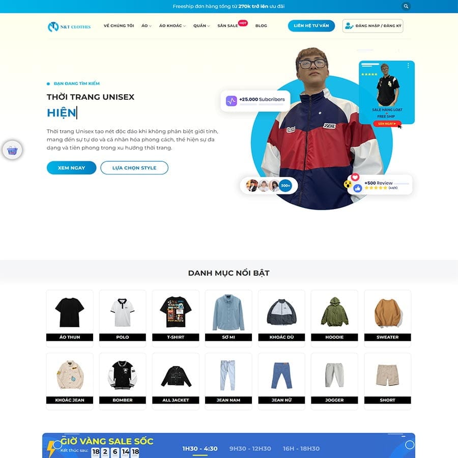 Mẫu website WordPress thời trang 17
