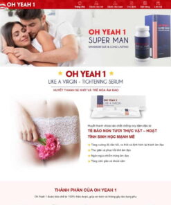 Mẫu website wordPress landing thực phẩm chức năng 04