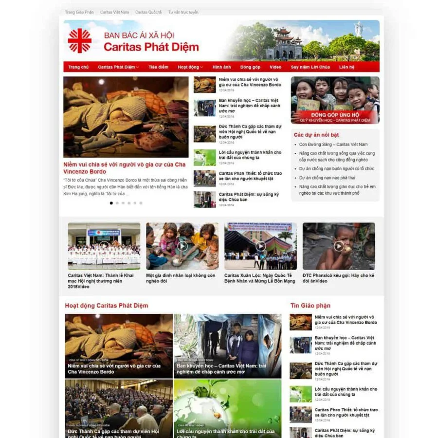 Mẫu website WordPress tin tức 10