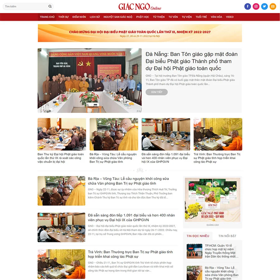 Mẫu website WordPress tin tức 20