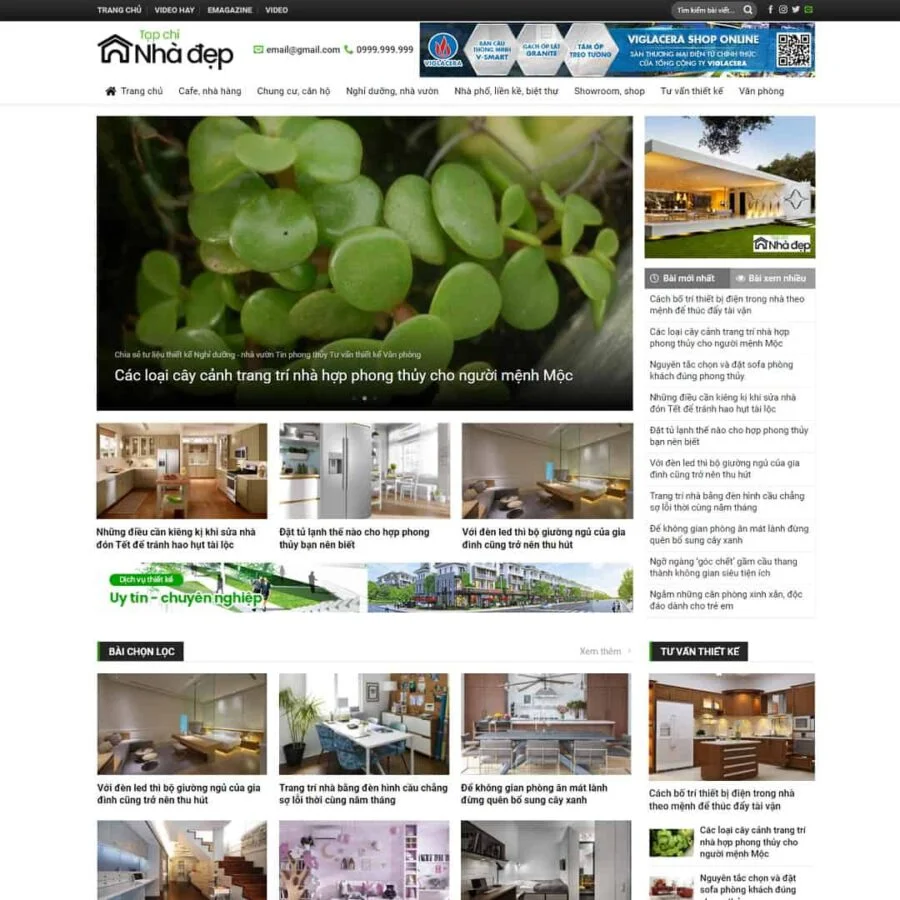 Mẫu website WordPress tin tức 04