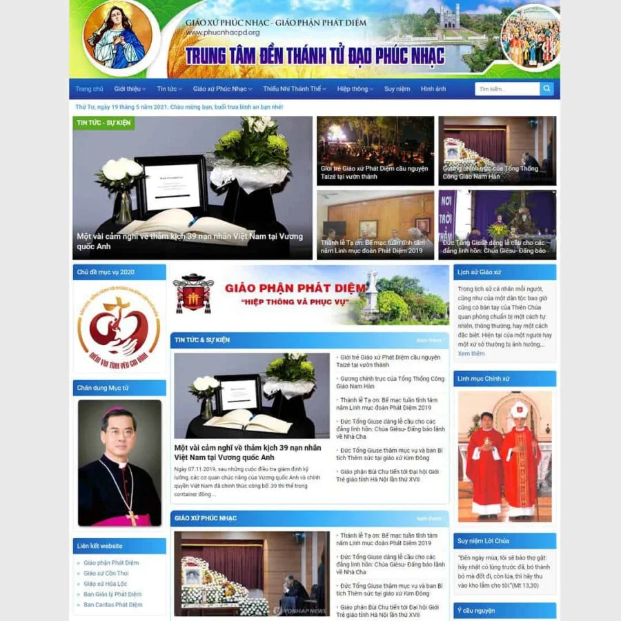 Mẫu website WordPress tin tức 08